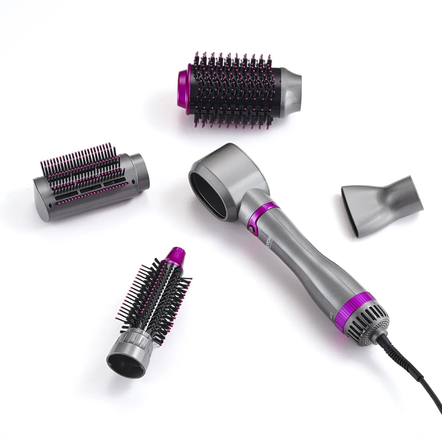 Hair Dryer Brush 5-In-1 Hot Hair Styler Upgraded Negative Ion for Curling