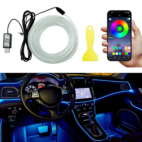 Luces LED Ambientales para Coche USB